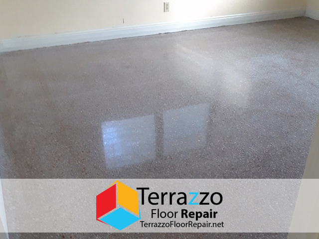 Terrazzo Floor Crack Restoration Palm Beach