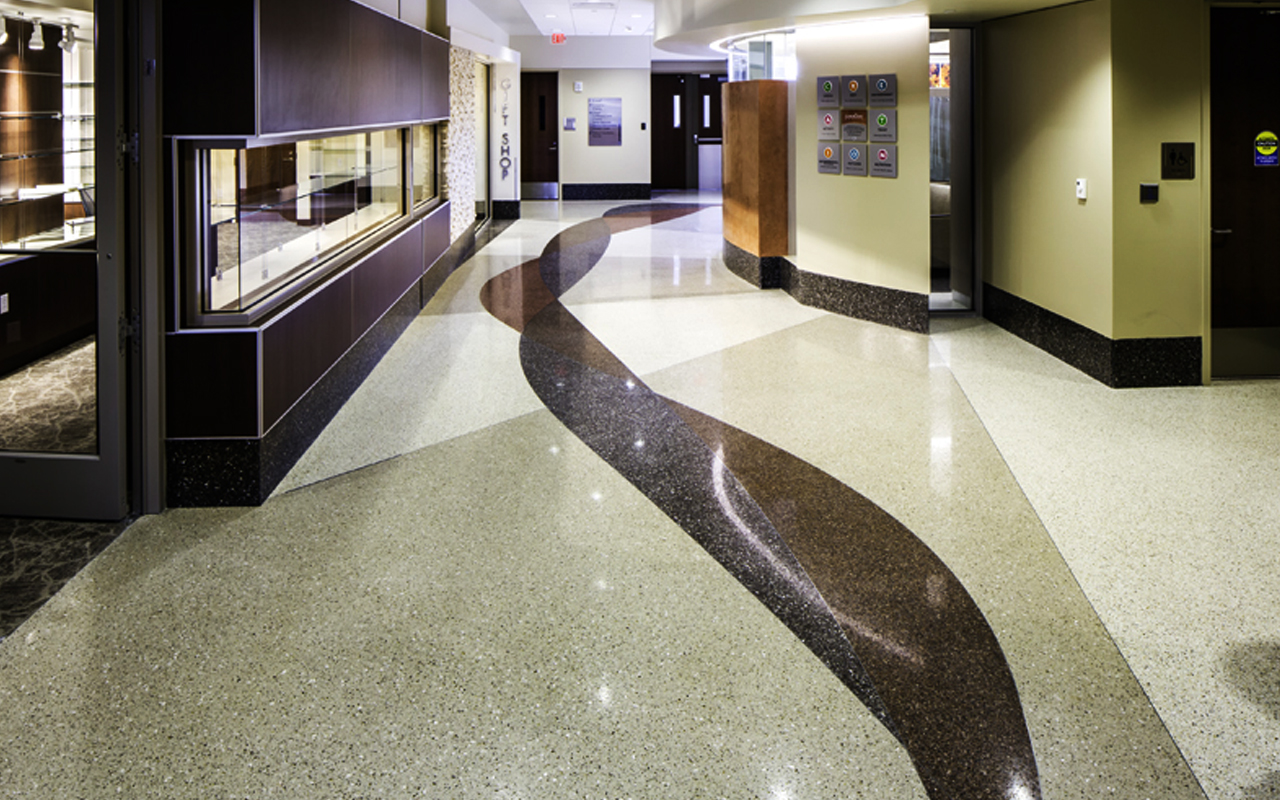 Terrazzo Floor Install