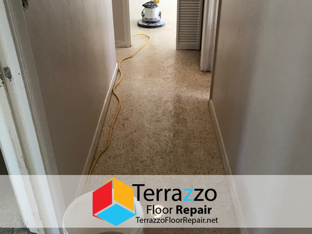 Restoration Terrazzo Floors Process Palm Beach