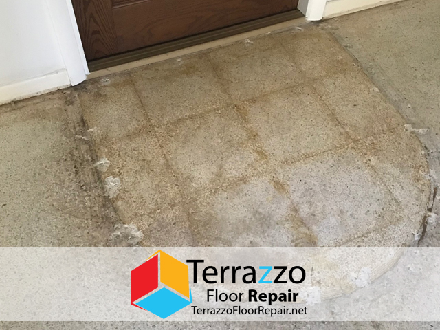 Terrazzo Tile Floor Removal Palm Beach