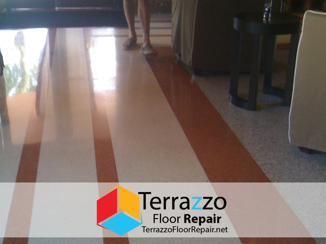 Repaired Terrazzo Floors